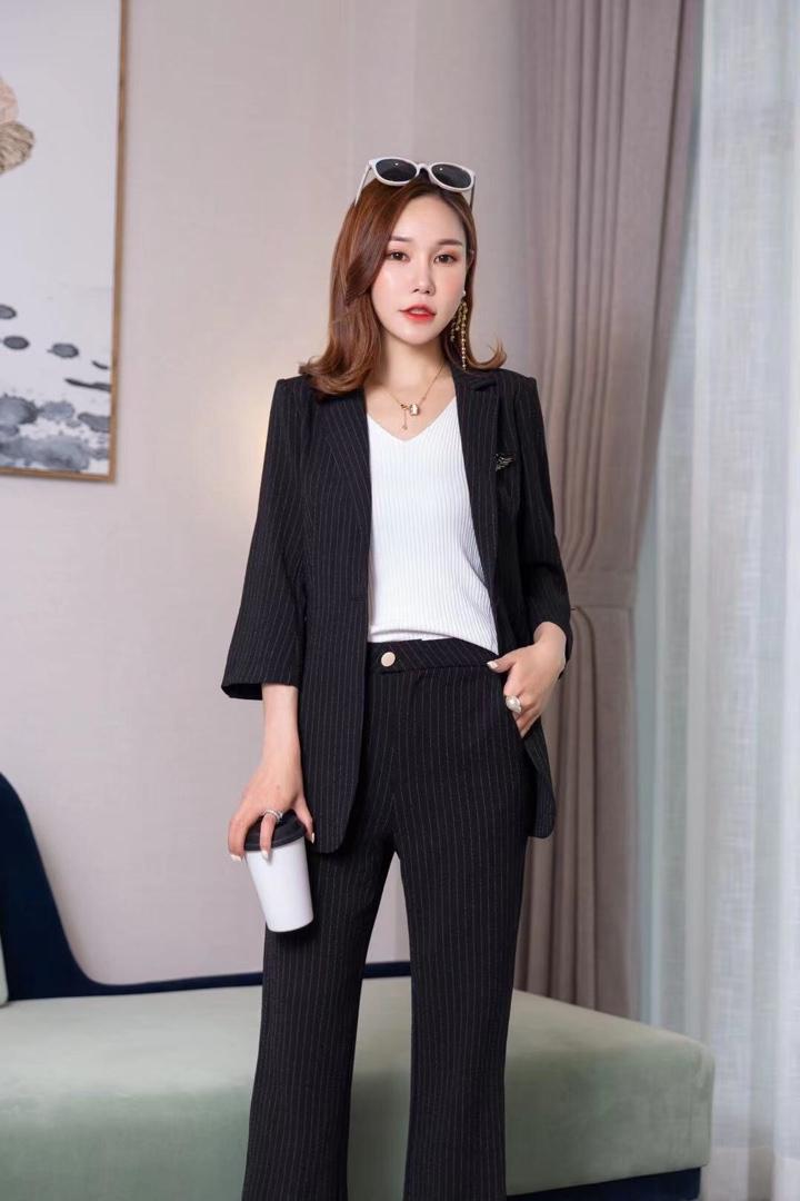 秋季新款套装，女装职业装，有声有色