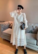 2021秋季新款韩版高品质欧根纱连衣裙，女装连衣裙，程稀