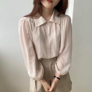 韩系娃娃领衬衫,女装衬衫,土布鱼