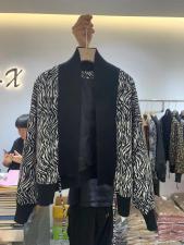 2021年秋季新品韩版休闲豹纹小香风外套，其它，L·H·X