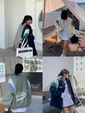 秋款拼接西装，女装西装，品炫姿
