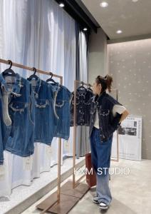 秋季新品牛仔马甲,女装马夹,卡希·米