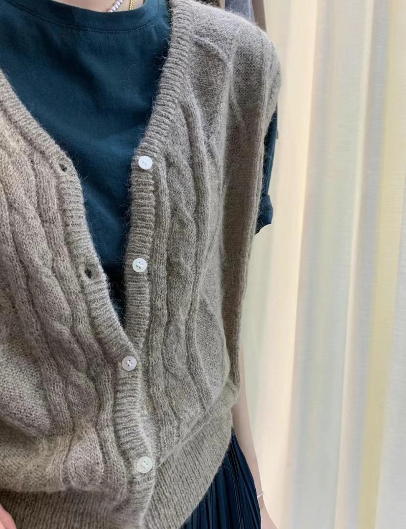 羊绒马海毛开衫，14个色系，其它，曼述