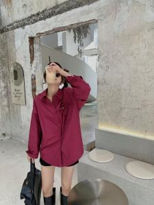 日韩系衬衫,女装衬衫,左芷