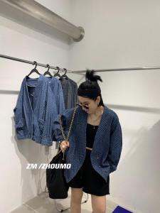 韩版大V领 牛仔外套，其它，周末
