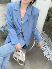秋季简约款西装外套～，女装西装，妮斯娜美