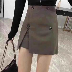 秋装新款 开衩半裙,女装半身裙,依林彩格