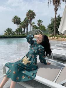 碎花连衣裙,女装连衣裙,MJJ