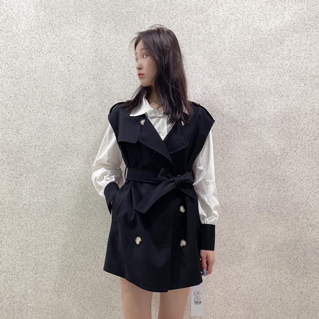 2021秋季新款衬衣马甲两件套韩版S-L现货，女装马夹，隽末