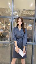 现货、秋装连衣裙，女装连衣裙，茜娅图seattle