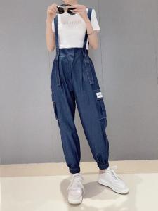 牛仔背带裤,其它,泓利