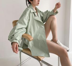 春装新款 糖果色风衣外套 更多新款感谢关注2165CB,女装风衣,CB-C'est branché