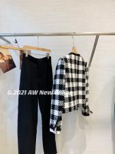 小香风格子外套均码，其它，G