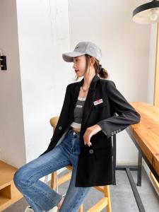 百搭双排扣西装，女装西装，百变诱惑