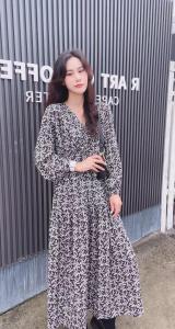 秋季连衣裙,女装连衣裙,川哲
