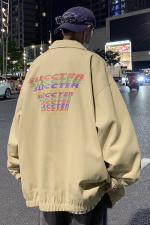 背后印花宽松夹克外套D338A-DY3333-P85，男装夹克，电商D328