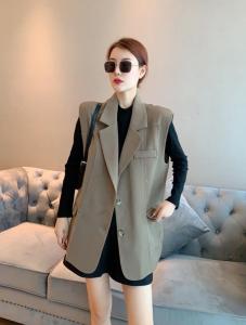 秋款韩版毛边马甲,女装马夹,娟子依格
