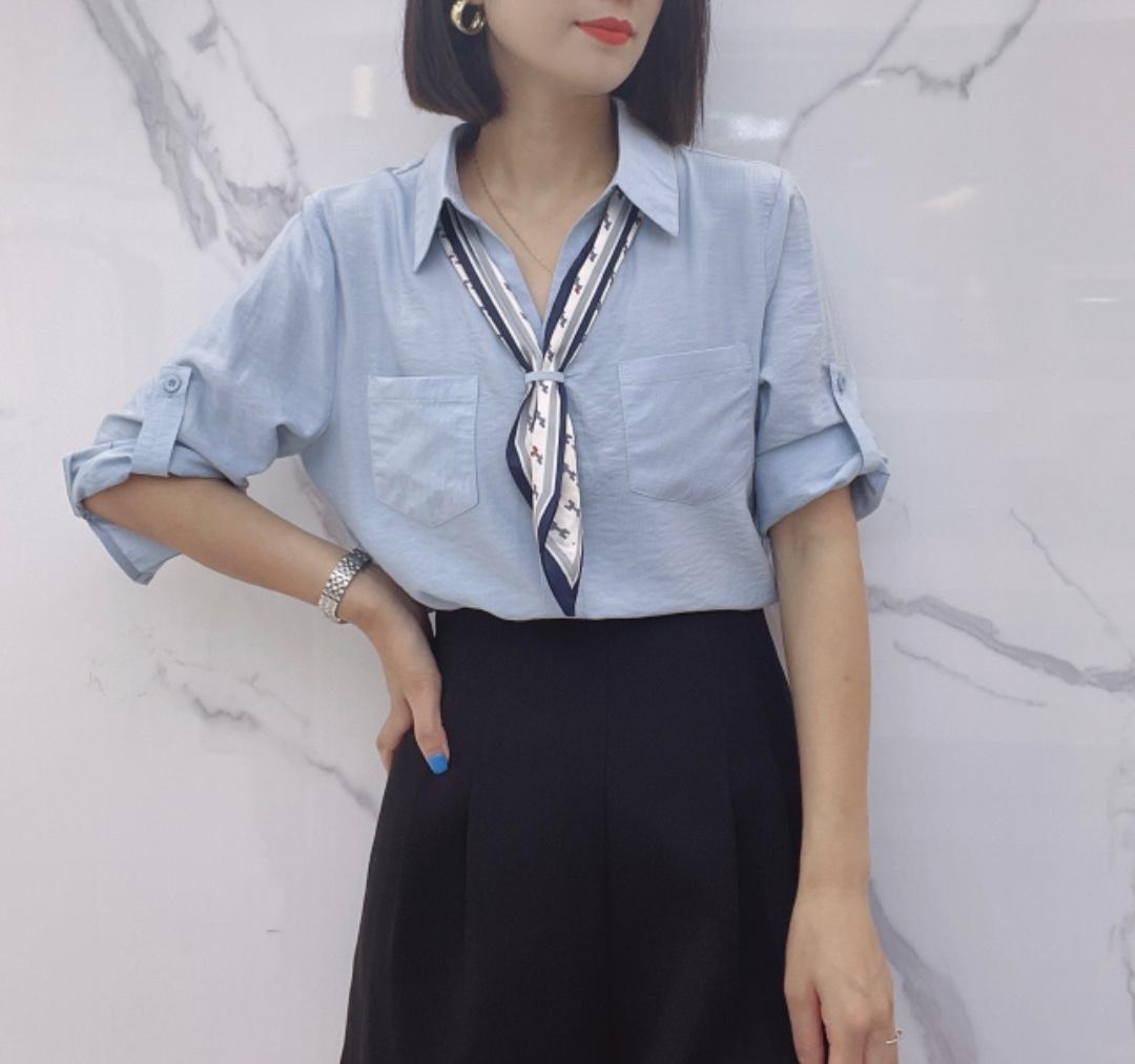领结可脱衬衫，女装衬衫，一家人