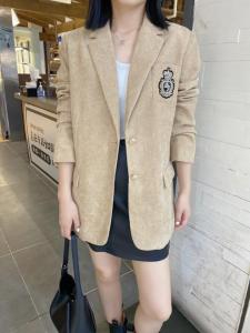 【现货】2021秋季新品灯芯绒系列西装 跑量,女装西装,蓝典