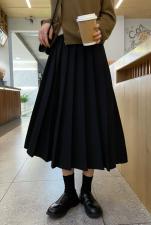 百褶半裙，女装半身裙，唯品