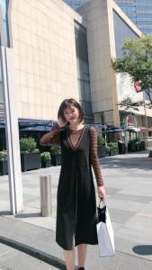 两件套连衣裙，女装连衣裙，万姿风情