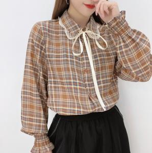 格子衬衫，女装衬衫，一家人