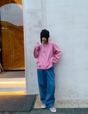 希希野子秋新款小字母圆领卫衣22152，女装卫衣/绒衫，XXYZ