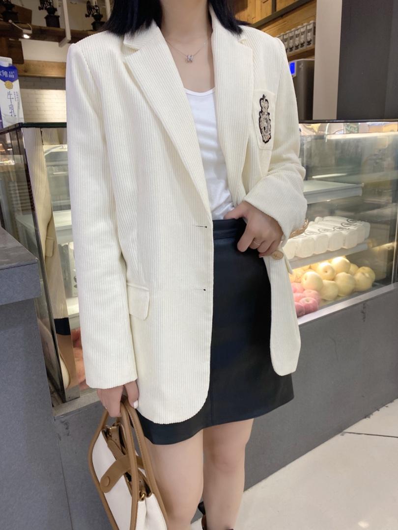 【现货】2021秋季新品灯芯绒系列西装跑量，女装西装，蓝典