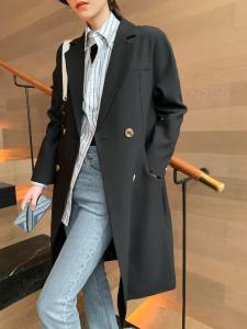 现货 外套中长款,其它,七米依衣