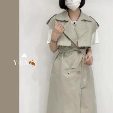 【现货】韩版风衣马甲高档面料，女装风衣，一·贝宣
