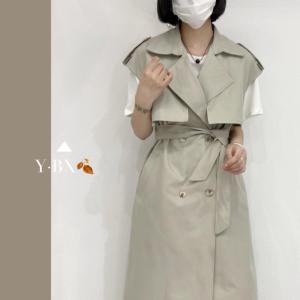 【现货】韩版 风衣马甲 高档面料,女装风衣,一·贝宣