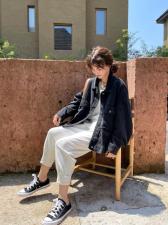 7080#牛仔贴标外套，其它，续加 XJ