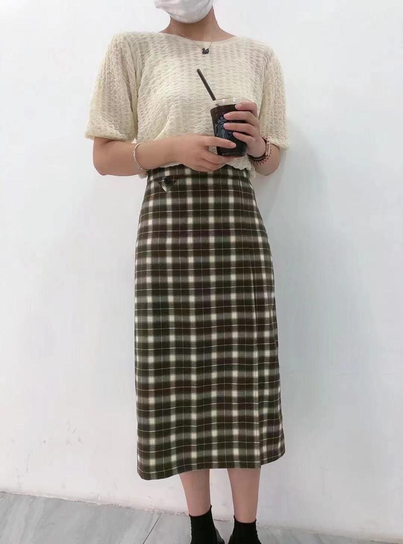格子裙，其它，迪黎