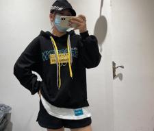 戴帽卫衣，女装卫衣/绒衫，菲库feiku