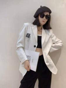 秋款上新 刺绣西服 补货。，其它，雪莉雷拉