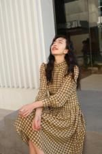 【现货】秋季设计师款连衣裙，女装连衣裙，易霏金熙