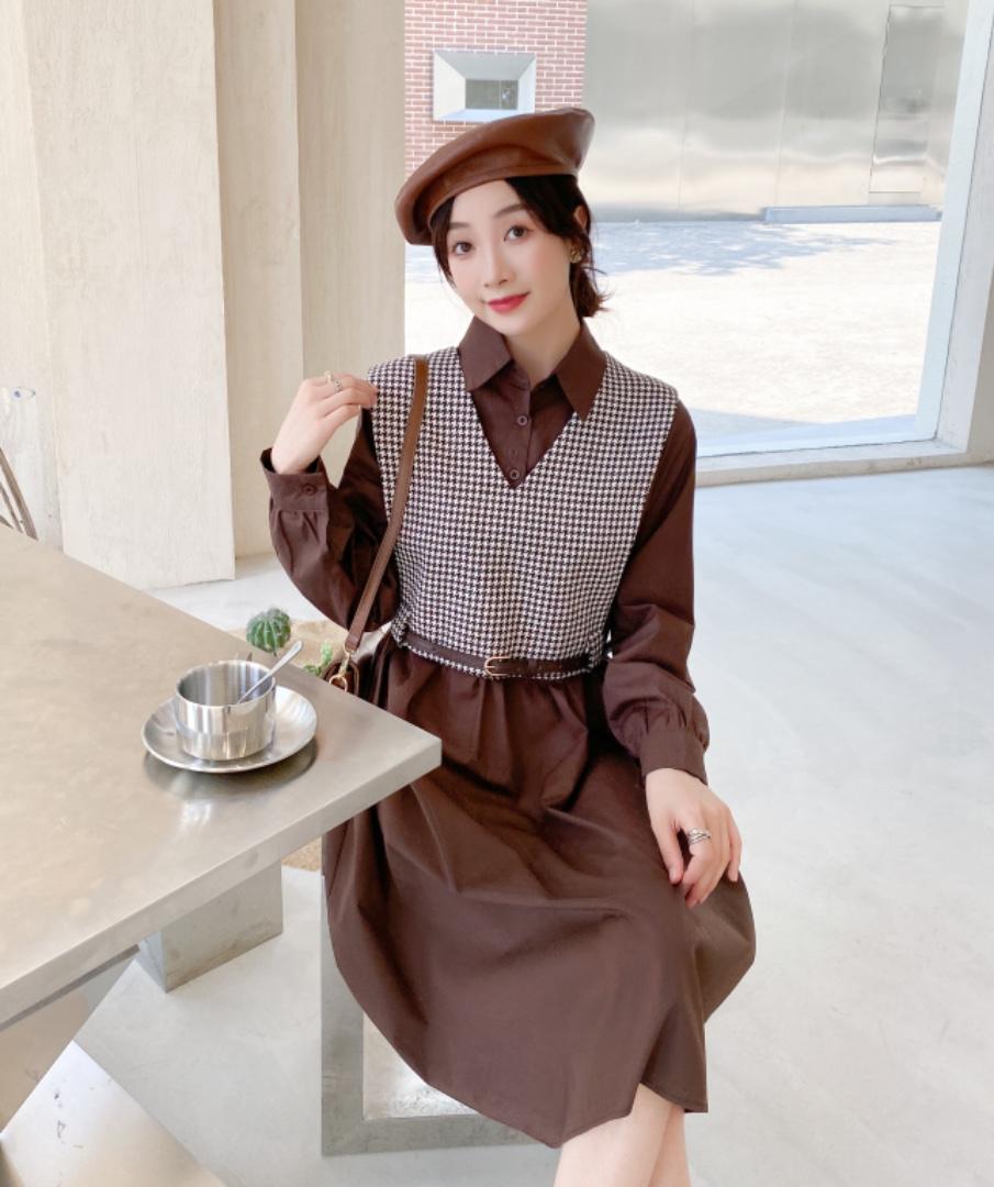 秋季新款连衣裙，女装连衣裙，E莎