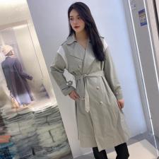 长款风衣，女装风衣，锦雅