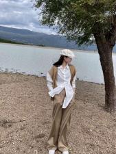 衬衫两件套，女装衬衫，玩美