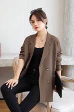 秋季欧版休闲百搭时尚大方西装外套，女装西装，起奢