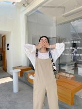 韩版宽松休闲背带裤，其它，衣宫主