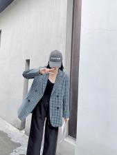 格子西服，其它，谦度