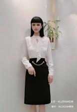 2021秋季新款纯色长袖小衫修身显瘦气质大量现货供应，其它，红.炫影