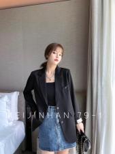 美巾涵秋季早秋薄款西装外套，女装西装，美巾涵