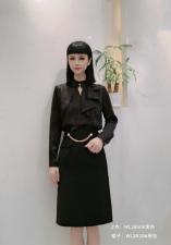 2021秋季新款纯色长袖小衫修身显瘦气质大量现货供应，其它，红.炫影