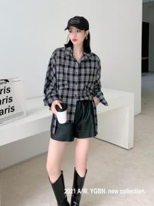 2021秋季格子衬衣,其它,依歌贝诺