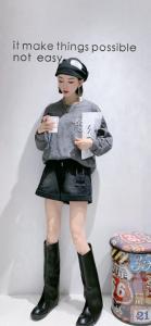 【现货】早秋新款印花手工工艺卫衣,女装卫衣/绒衫,菲莎比娅