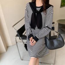 秋季新款连衣裙，女装连衣裙，E莎