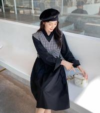 秋季新款连衣裙，女装连衣裙，E莎