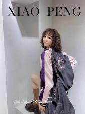 洋气拼色棒球服刺绣重工，其它，欧妮卡蒂蔓